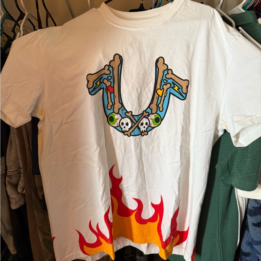 True Religion x Chief Keef white Graphic T-Shirt